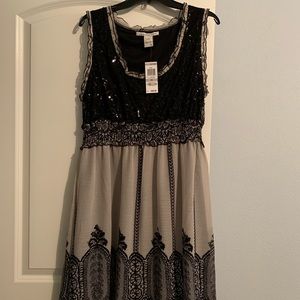 American Rag Sequin Fit and Flare Dress NWT